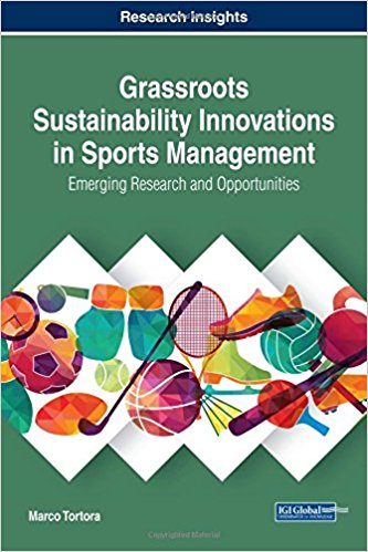 Copertina del libro di Marco Tortora su sport management e sostenibilità