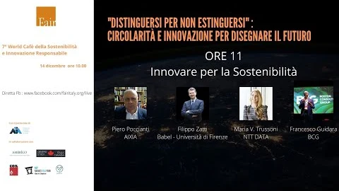 Miniatura del video: Innovazione Responsabile FAIR 2020 7World Cafe Sostenibilità Innovazione