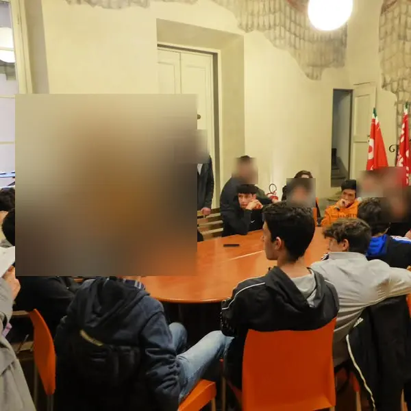 Discussion with students