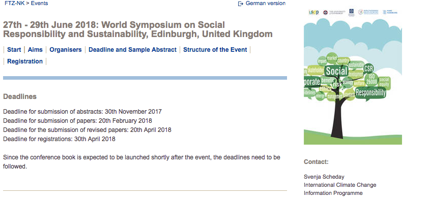 Speaker on Responsible Innovation & Young Entrepreneurship. Edinburgh (UK) June 27-29