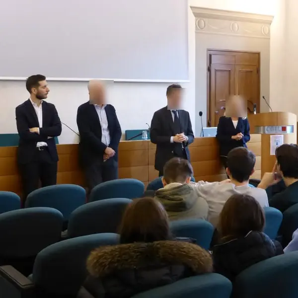 Discusion with Butler (Curtin) Maschietto (Juventus) Bencini (Es'Givien)